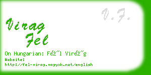 virag fel business card